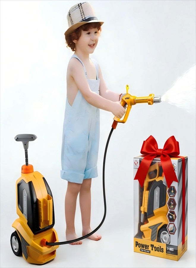 Essovee Kids Clean Car Wash Toy, Kids Power Washer, Toddler Cleaning Set Pretend Play Tools Role Playing Cleaning STEM Toys Gift for Toddler Boys Girls Ages 3 4 5 - Image 1